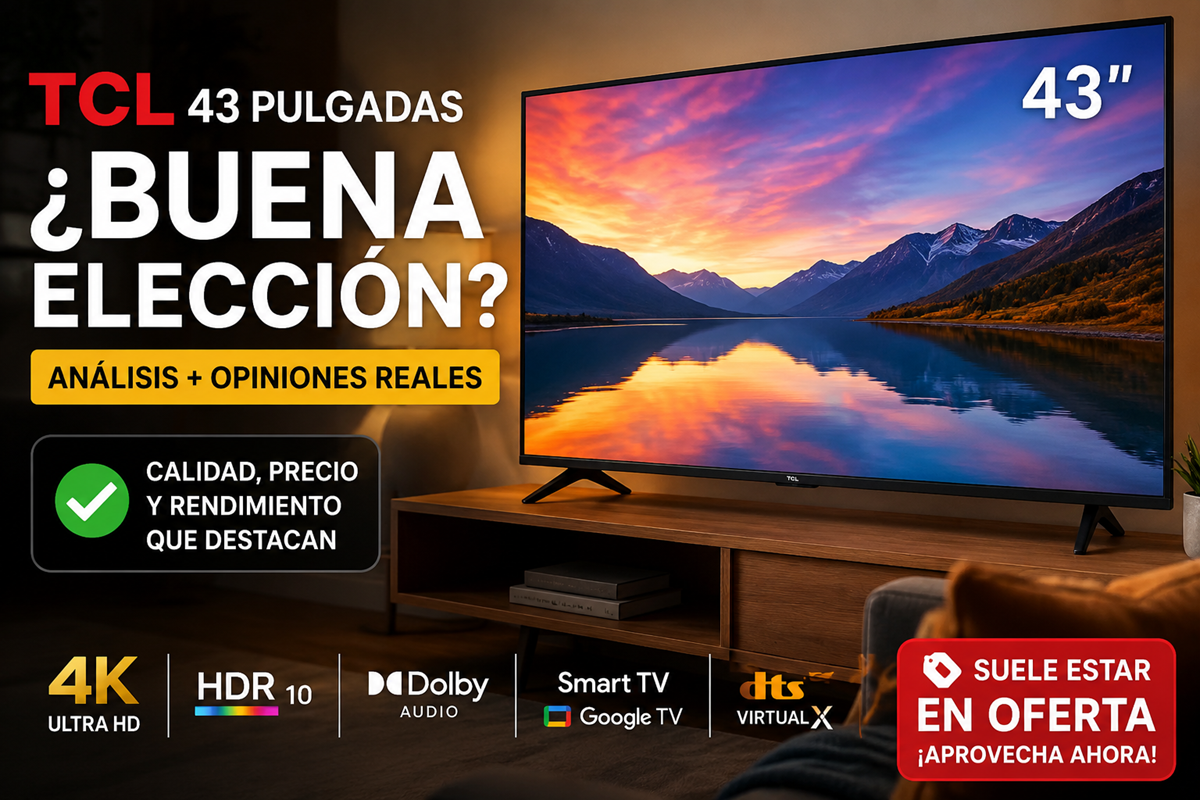Opiniones tv TCL 43 pulgadas