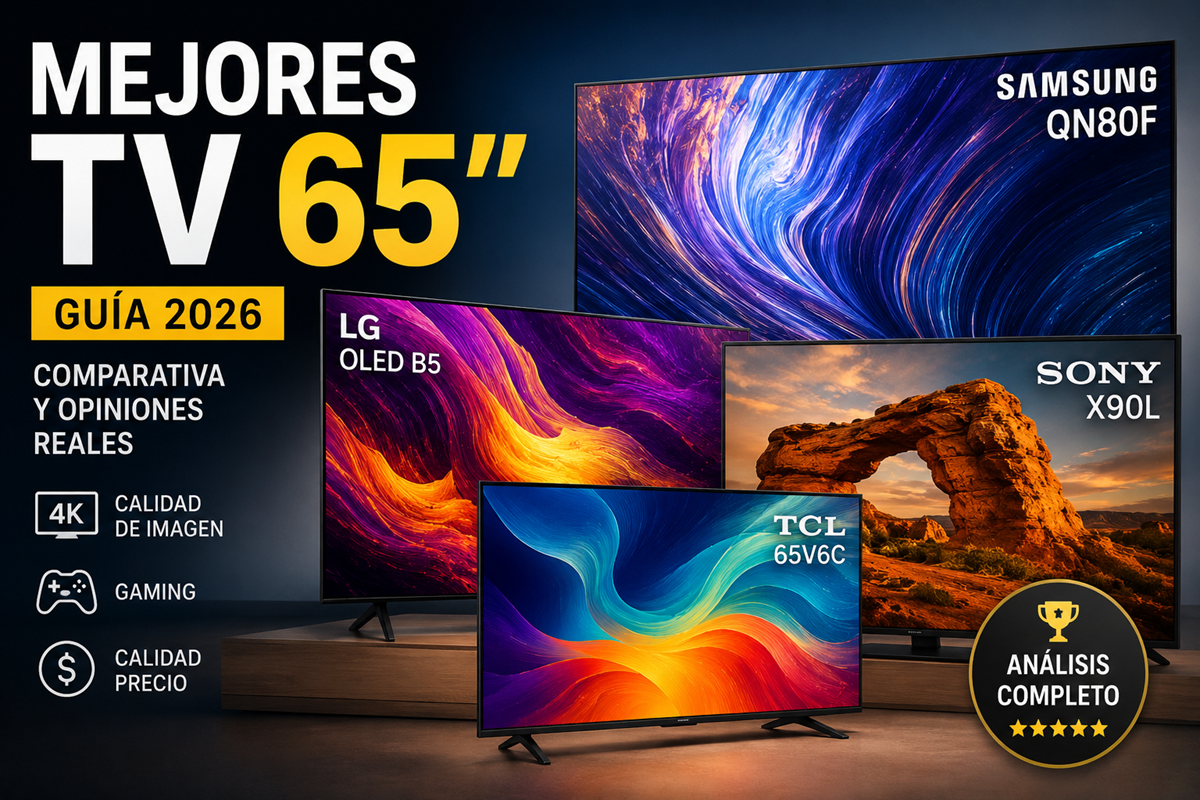 Mejores televisores de 65 pulgadas