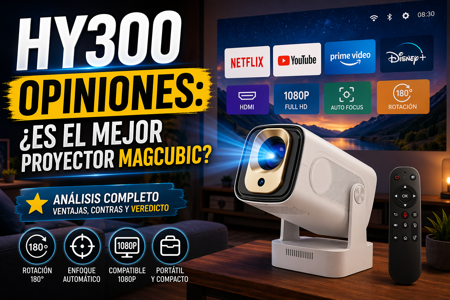 Opiniones proyector magcubic hy 300