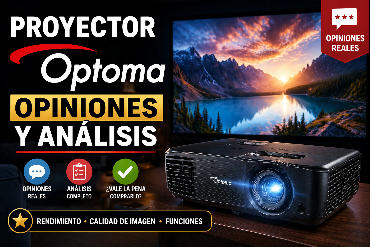 Opiniones proyector Optoma
