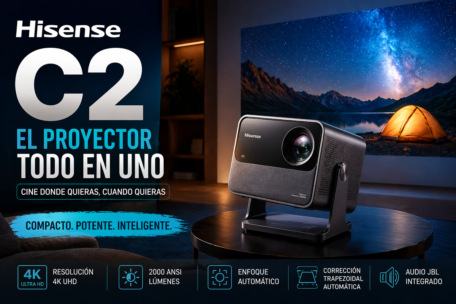 Opiniones proyector Hisense C2
