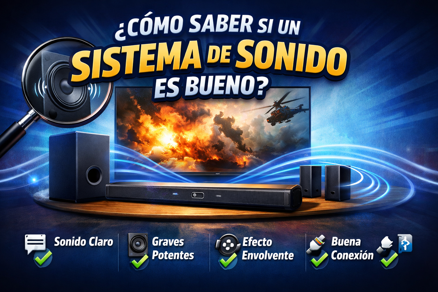 Como saber si un sistema de sonido es bueno