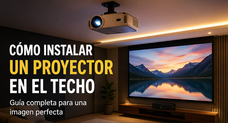 Como instalar un proyector en el techo