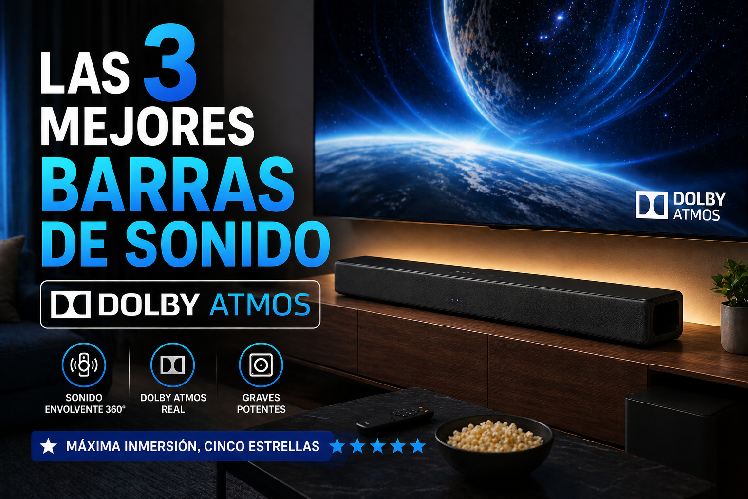 Mejores barras de sonido dolby atmos