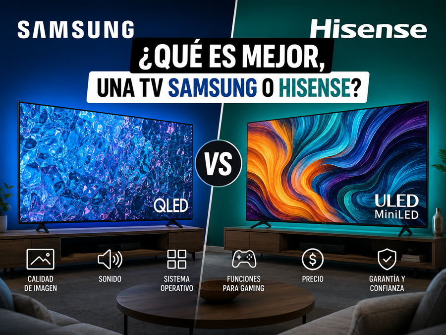 Comparativa tv samsung y Hisense